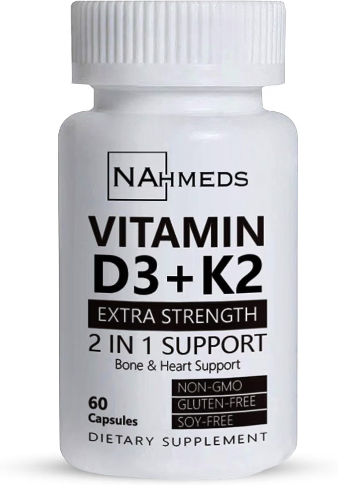 Vitamin D3 + K2 Extra Strength – 60 capsules