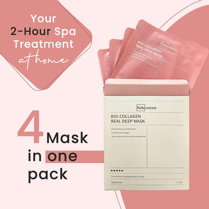 Bio-Collagen Real Deep Mask – 4 pack