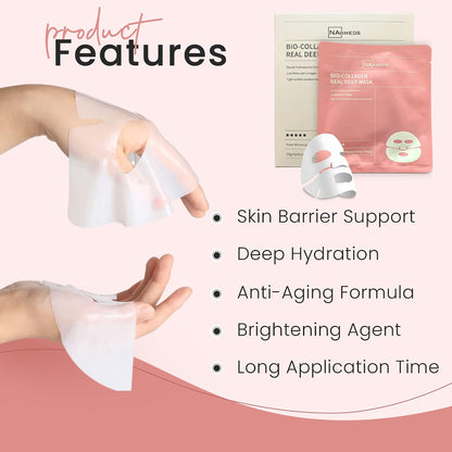Bio-Collagen Real Deep Mask – 4 pack