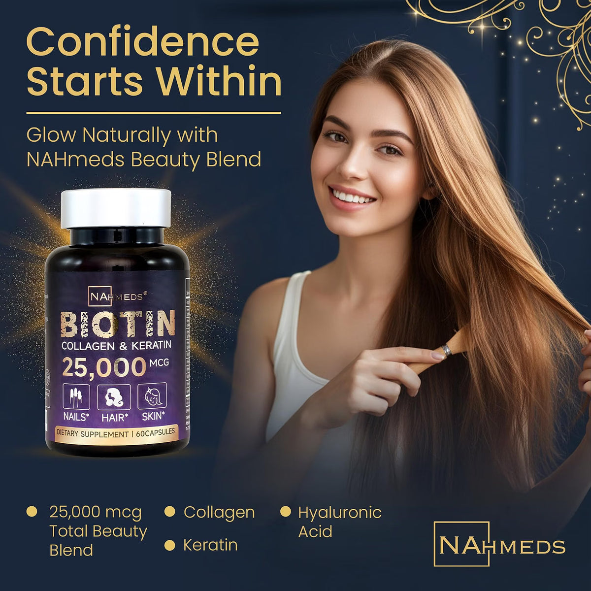 Biotin + Beauty Blend – 60 capsules