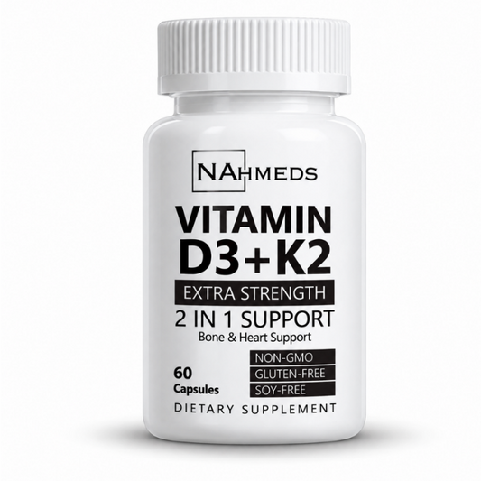 Vitamin D3 + K2 Extra Strength – 60 capsules